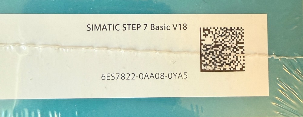 siemens TIA Portal v18 basic software key 6ES7822-0AA08-0YA5