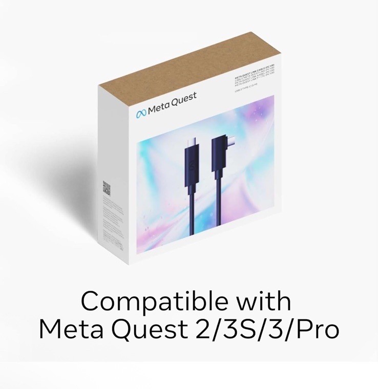 Meta Quest Link Cable - Virtual Reality Headset Cable for Quest - 16FT (5M)