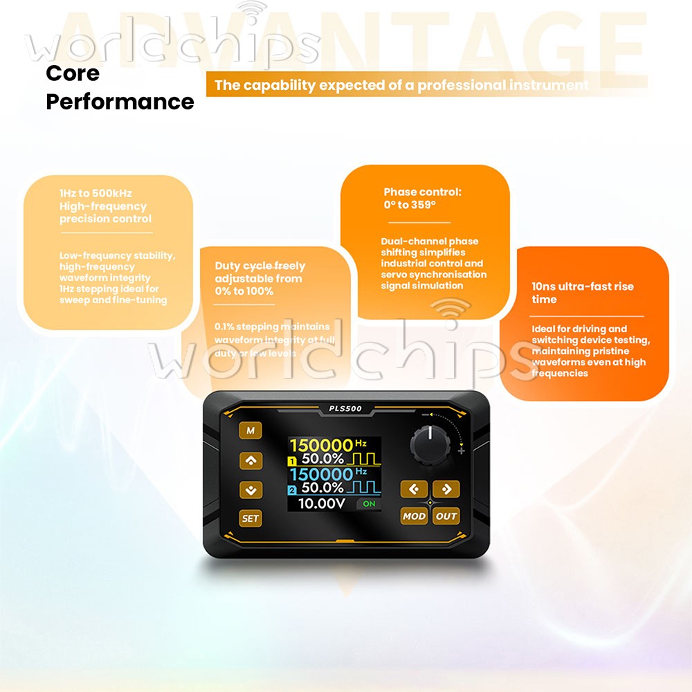Signal Generator Module 2CH Adjustable Dead zone PWM Pulse Frequency Duty Cycle