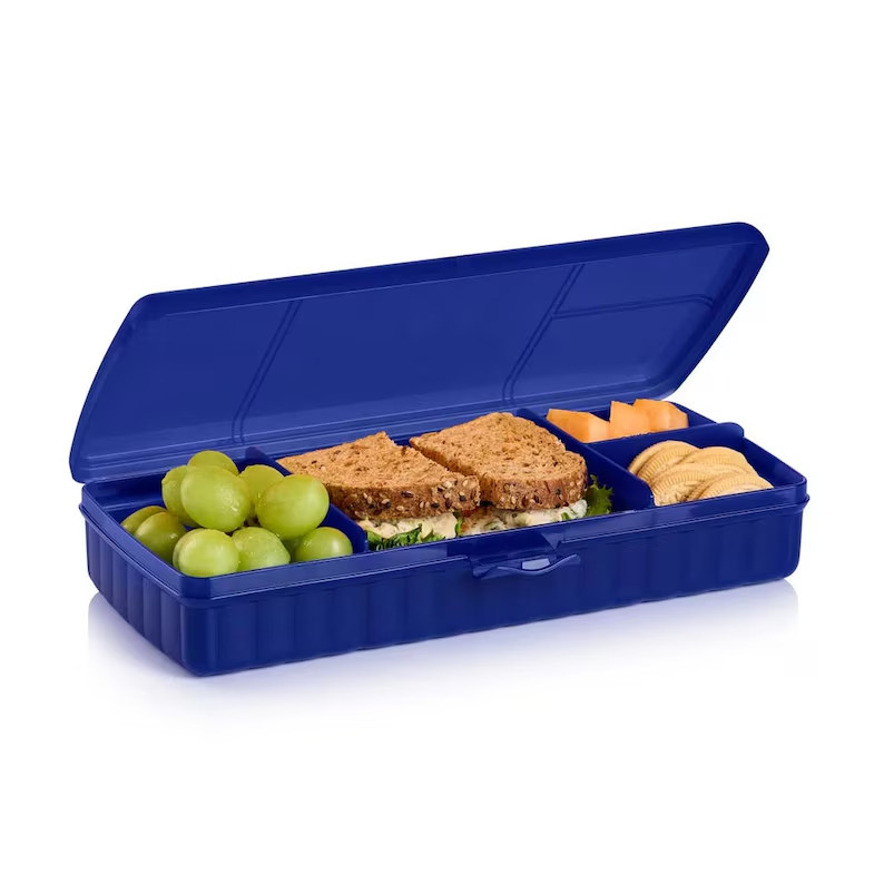 NEW Tupperware Lunch N Things Container ~ Toyko Blue