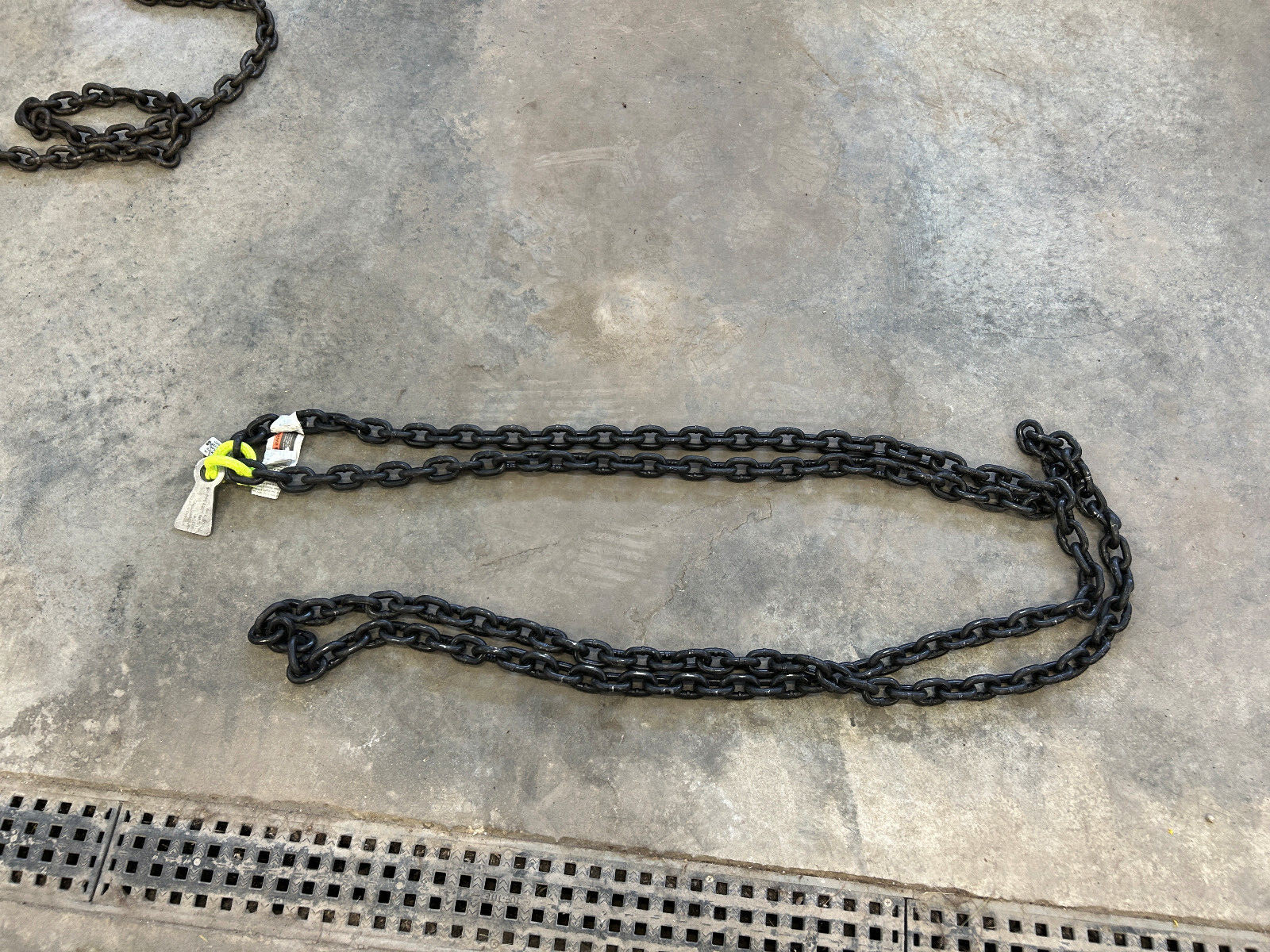 Endless 15200LB 8-1/2' Reach x 3/8" Size 1-Leg Branch Chain Basket Lifting Sling