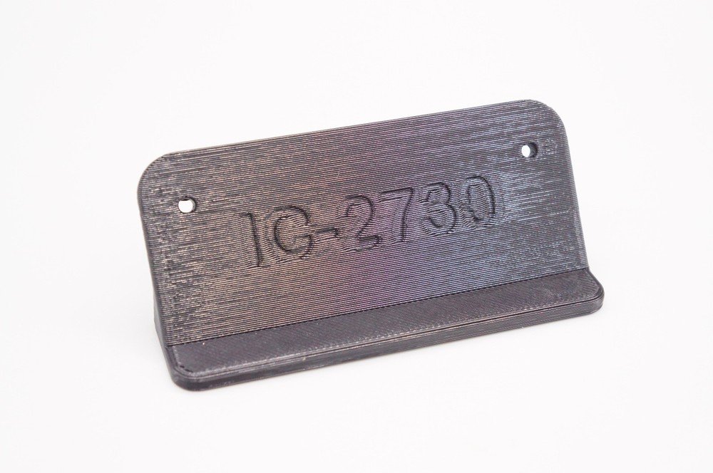 Custom Angled Desk Stand for Icom IC-2730 Control Panel