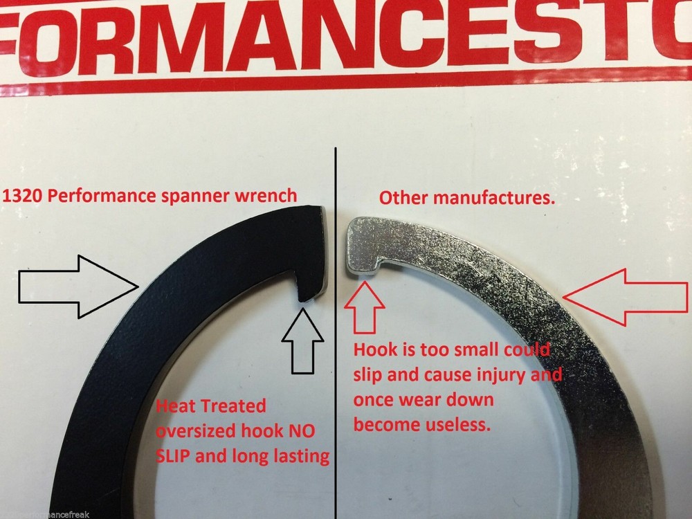 1320 Performance Coilover Adjustment Tool 4X Steel Spanner Wrench tool