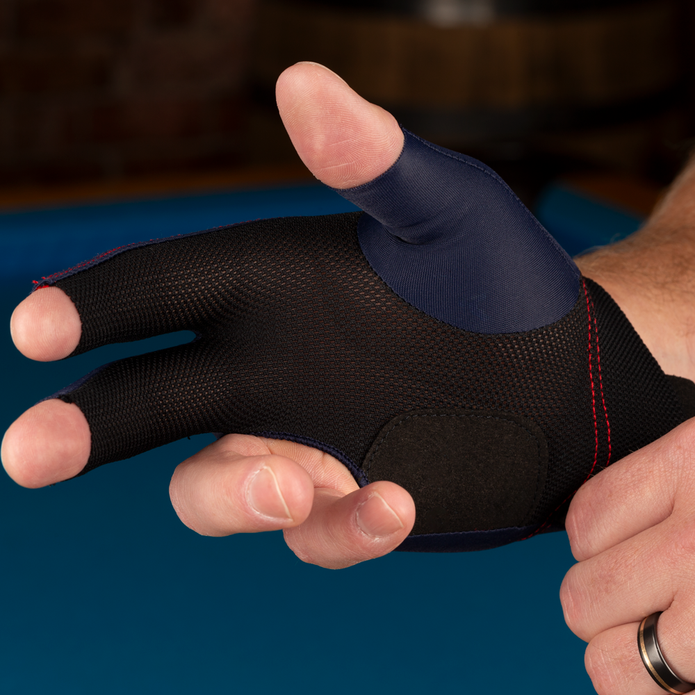 Cuetec Axis BGRCTN Navy Glove Bridge Hand Right