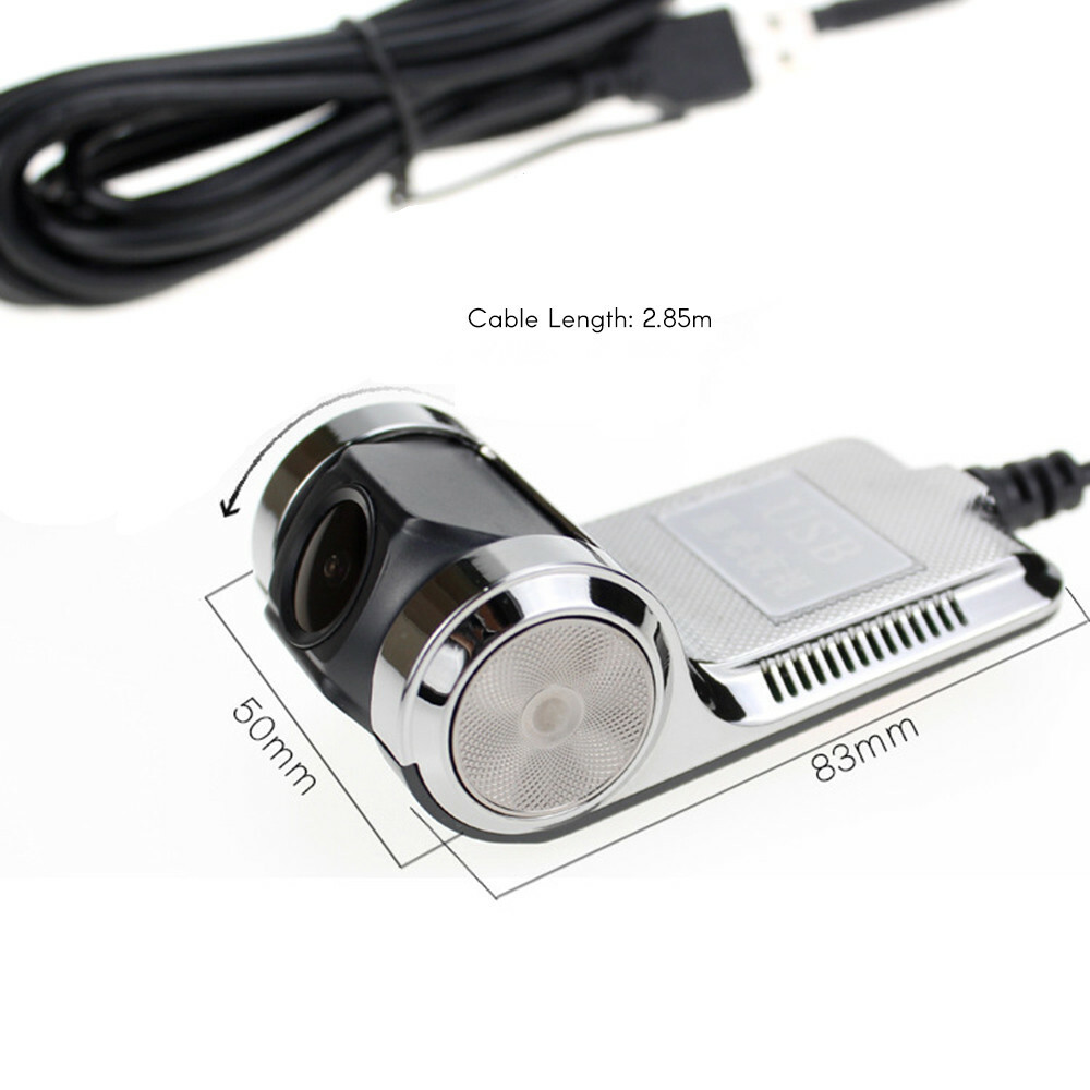 Car DVR Dash Cam Camera Hidden Digital Video Record G-Sensor 1080P Wide-angle