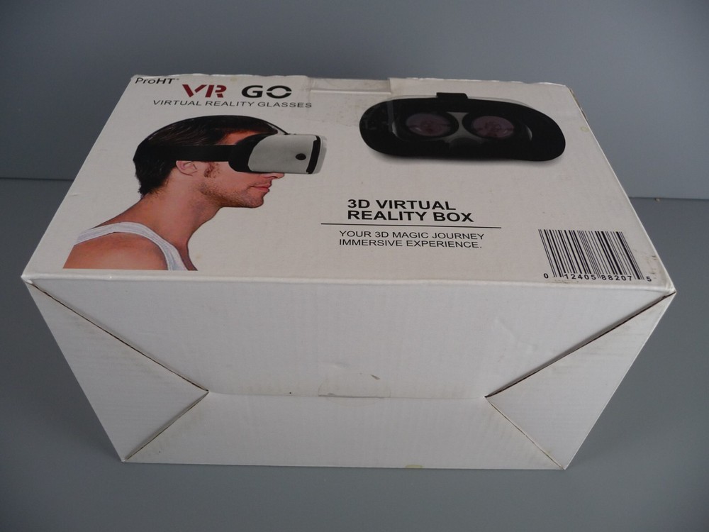 Virtual Reality Glasses VR GO White ProHT compatible Untested Compatible