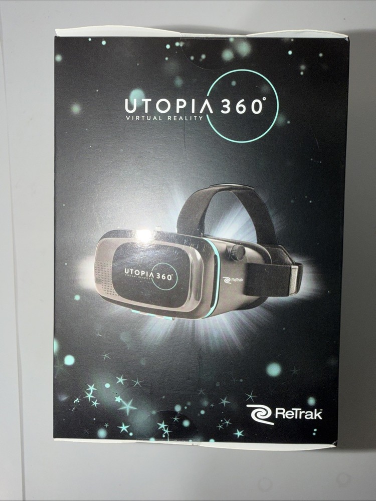 ReTrak Utopia 360 Virtual Reality 3D Headset & Bluetooth Controller Brand New!