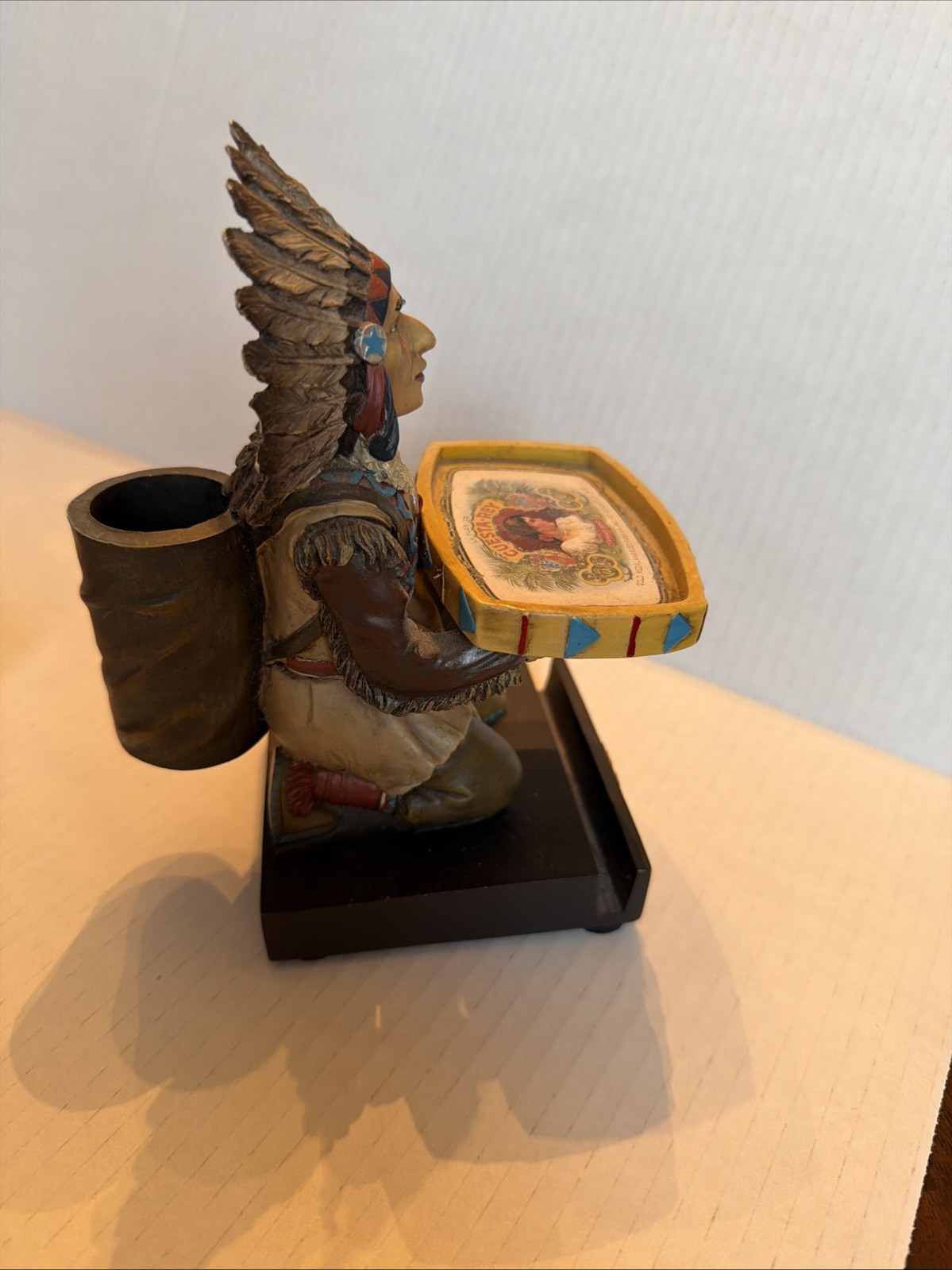 CUESTA REY LIMITED EDITION CHIEF COPPER PENNY COLLECTIBLE CIGAR STORE INDIAN