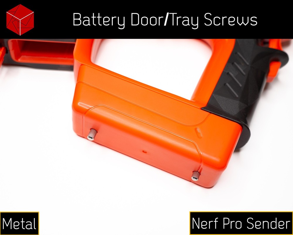 Battery Door Thumbscrews for Nerf Pro Sender