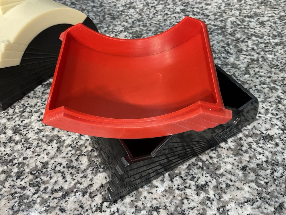 (2) 1930s Art Deco Bakelite Plastic Cleopatra Beauty Boxes