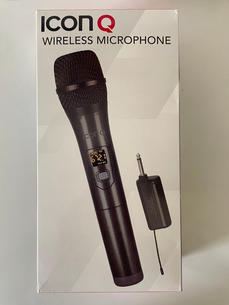 ICON Q. UHF Professional Wireless Microphone Handheld with Rechargeable Receiver