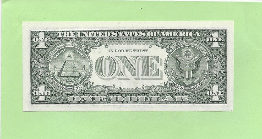 2001 ..UNCIRC $1 D 5421 7059 B .... 2001 $1 D-B NICE NOTE FRN