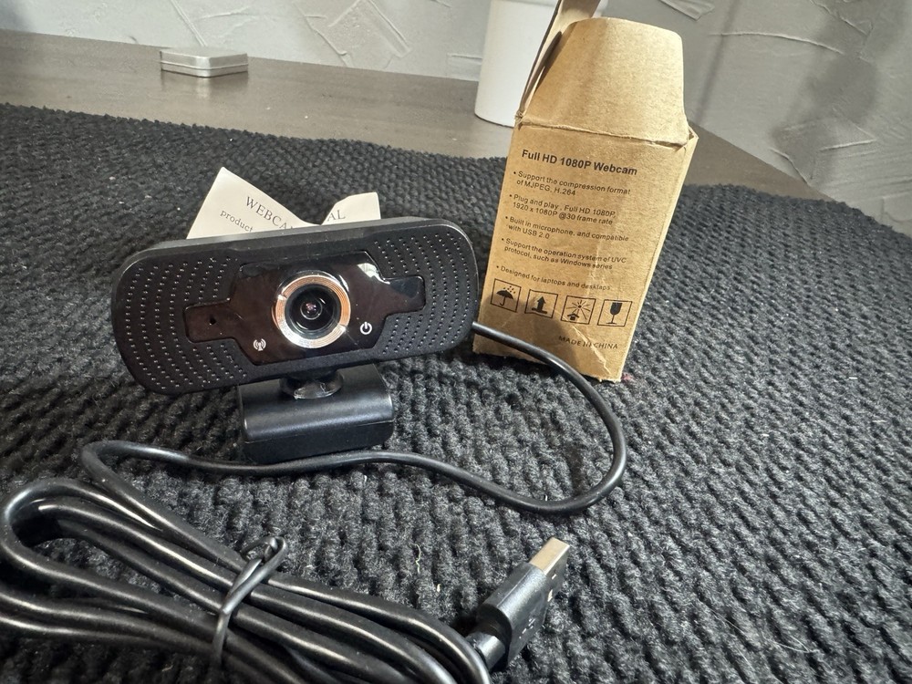 Full HD 1080 Webcam, Open Box