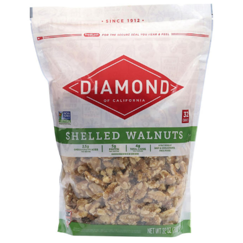 Diamond Shelled Walnuts 32 oz