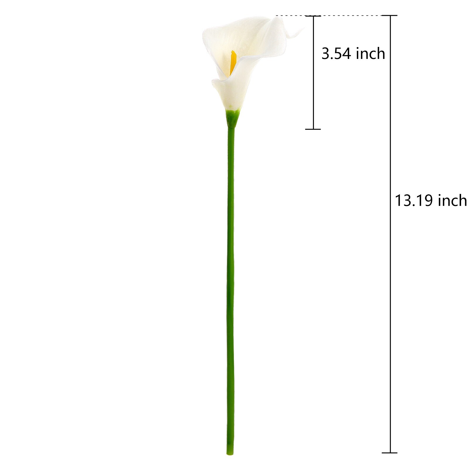 EZFLOWERY 20 Artificial Calla Lily Flowers Real Touch Latex Arrangement Bouquet