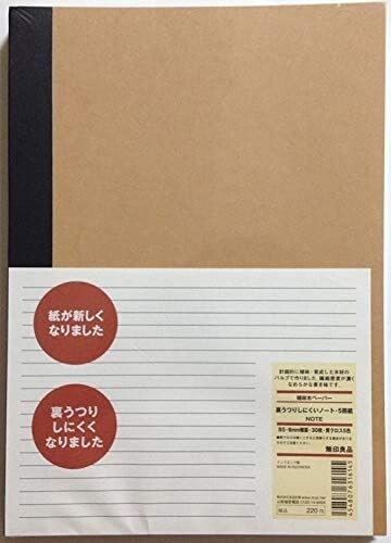 MUJI B5 Notebook (5-Pack)