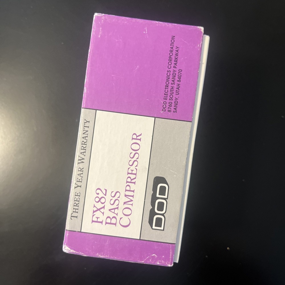 DOD FX82 Bass Compressor Effect Pedal JP