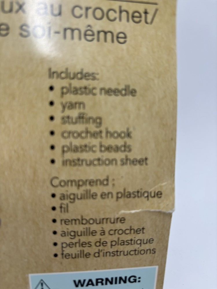 DIY CROCHET BEAR KIT