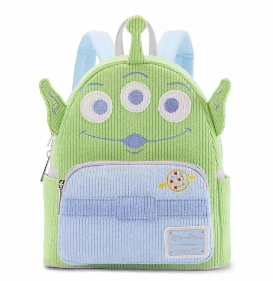 Disney Parks Loungefly Toy Story Alien Pastel Corduroy Pixar Backpack Easter