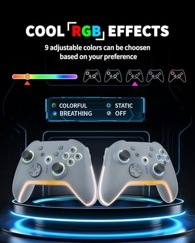 Bcofo Wireless Mobile Game Controller for iOS/iPhone/Android/Cell White