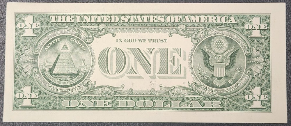 Uncirculated 2021 One Dollar ($1) *STAR* Note-Sequential Available, D District