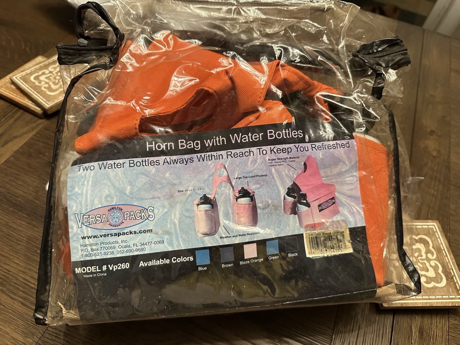 Horse Tack - NEW Orange Western Saddle Horn Bags