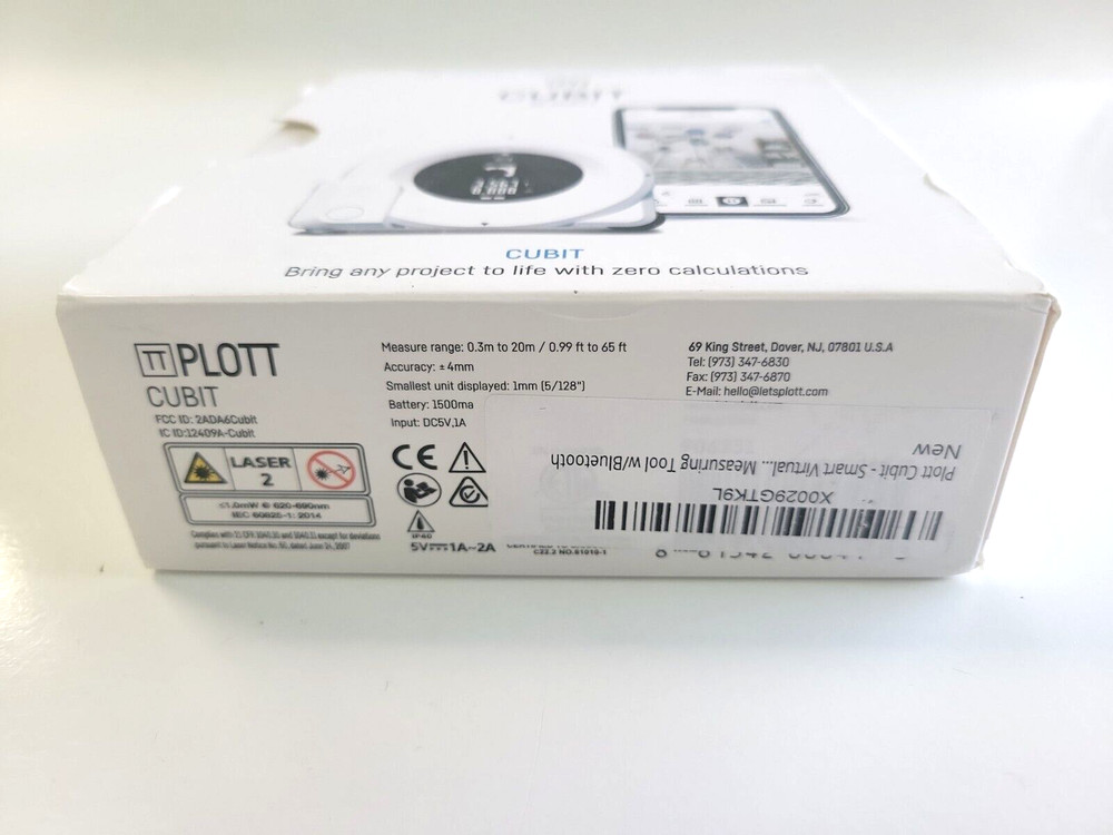 Plott Cubit Smart Virtual Reality Measuring Tool with Bluetooth