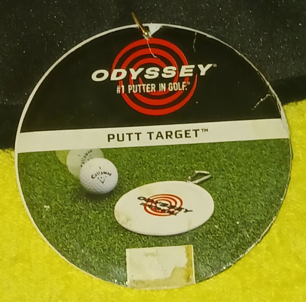 Callaway Odyssey Putt Target~ White, Red & Black 4” Diameter~ EUC