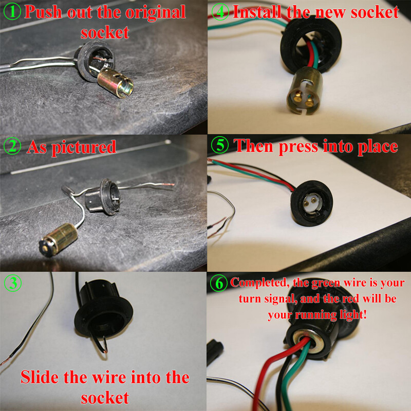 Switchback 28-SMD LED for Suzuki Hayabusa Turn Signal w/ Daytime Running Lights