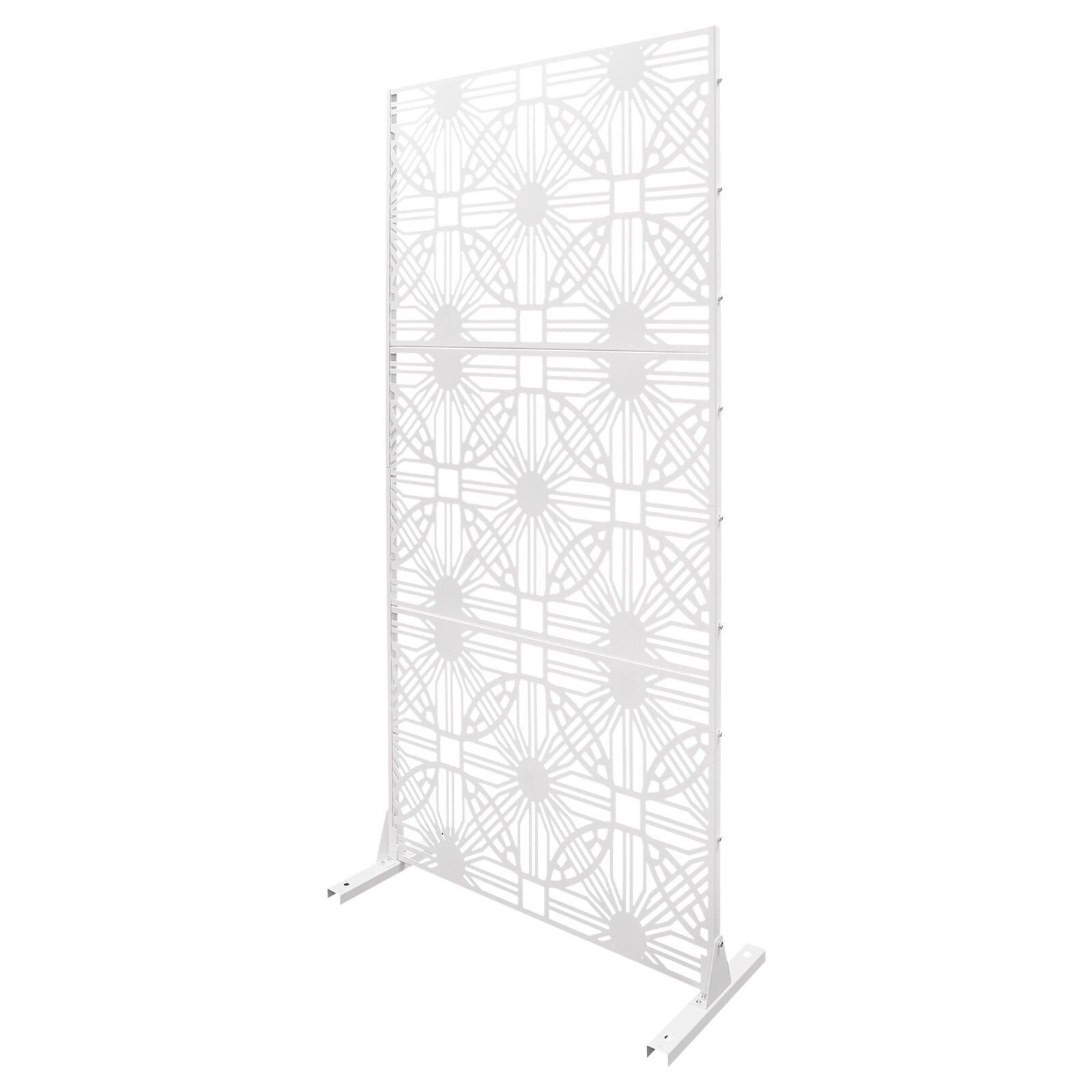 1 Panel Room Divider Screen Room Divider Panel Hollow Out Privacy Metal Screen
