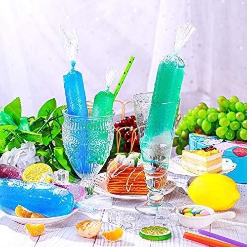 300 Pcs Disposable Plastic Ice Lolly Bags Ice Cream Mold Bags for Ice Candy