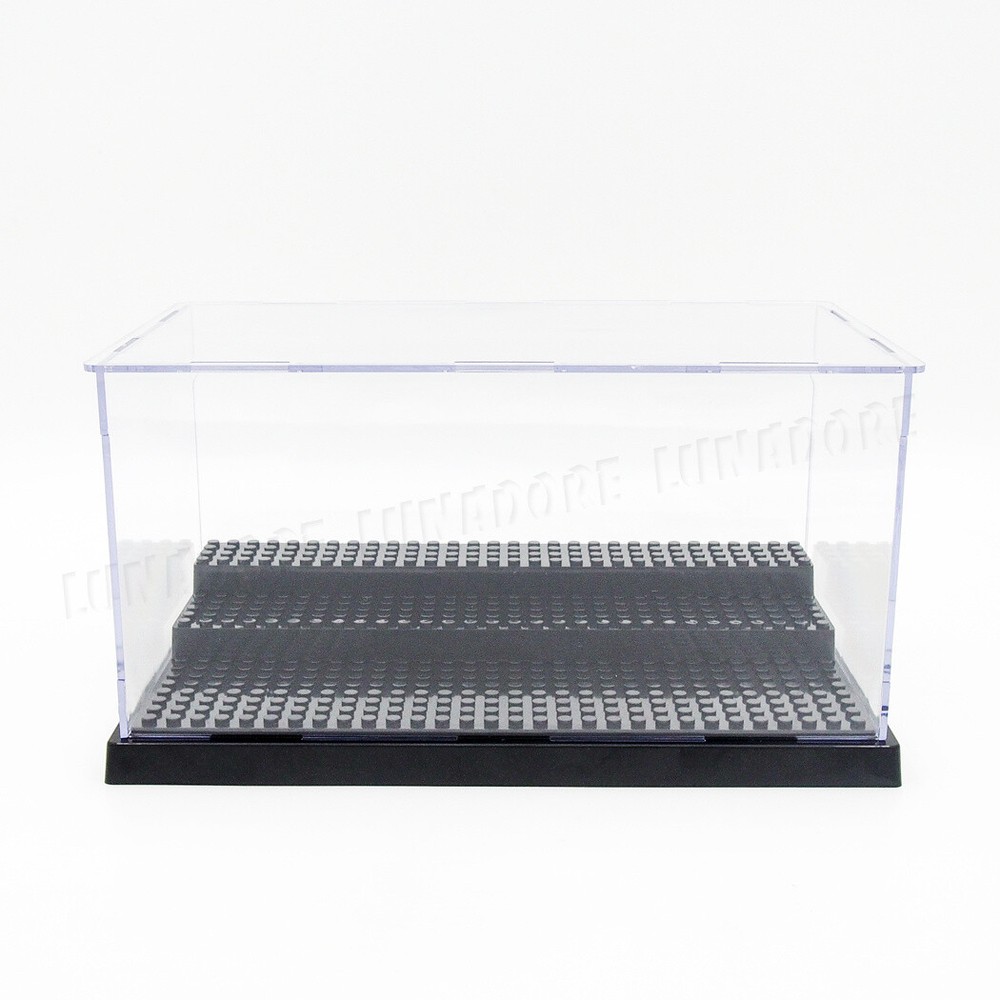 Acrylic Display Case Steps Box Showcase Mini Figures Storage Building Blocks