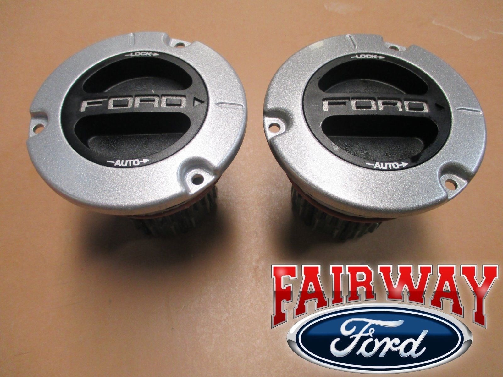 11 thru 22 Super Duty F250 F350 F450 F550 OEM Ford AUTO Locking Front Hub PAIR