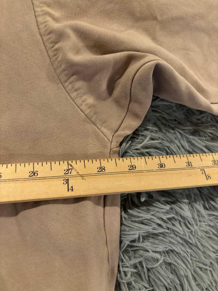 ZERO Restriction Pullover Mens 2XL Beige Golf Outerwear Long Sleeve Snap