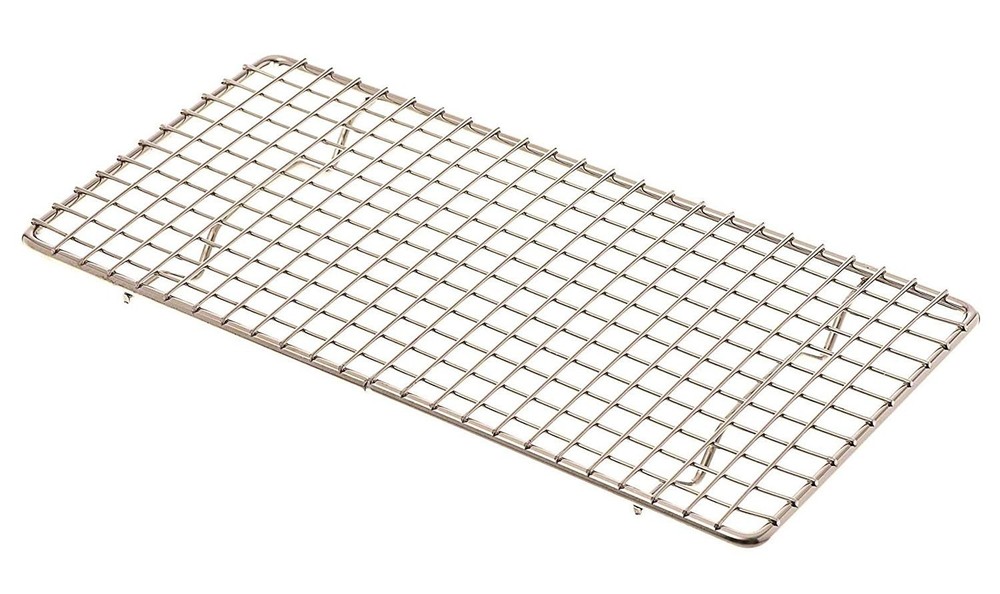 Professional-Grade 1/3 Size Chrome Wire Grate for Baking and Grilling Needs