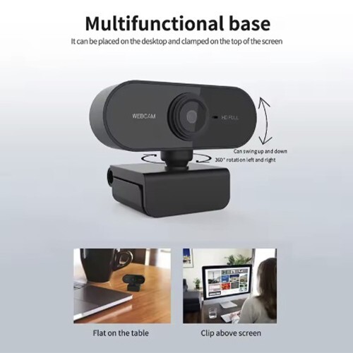 USB 1080P Webcam with built-in Microphone Streaming Computer External Web Camera