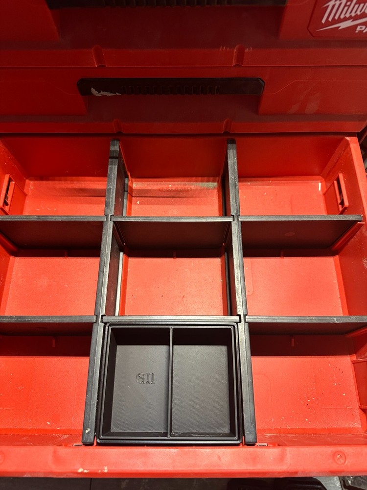 Bins for Milwaukee Packout 3 drawer