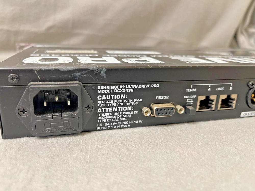 Behringer DCX2496 Ultradrive Pro Loudspeaker Management System