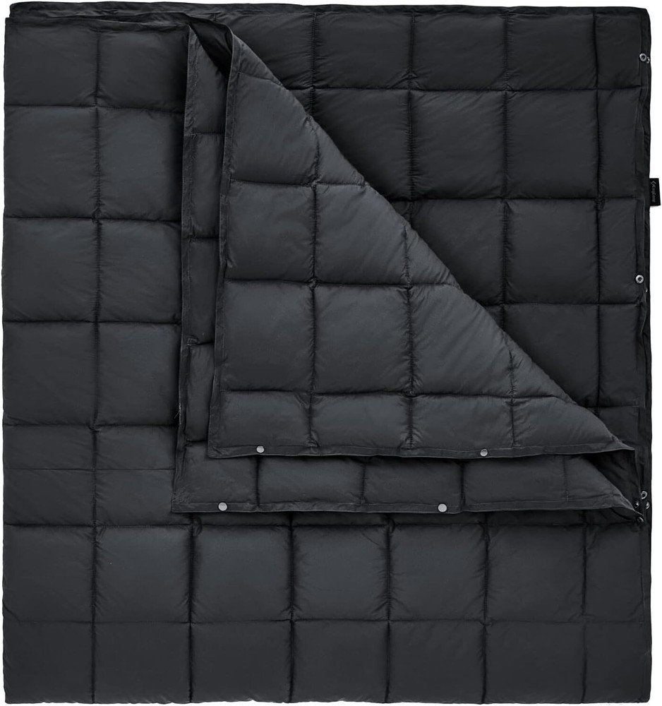 Warm Down Alternative Blanket for Camping & Travel - Compact & Durable