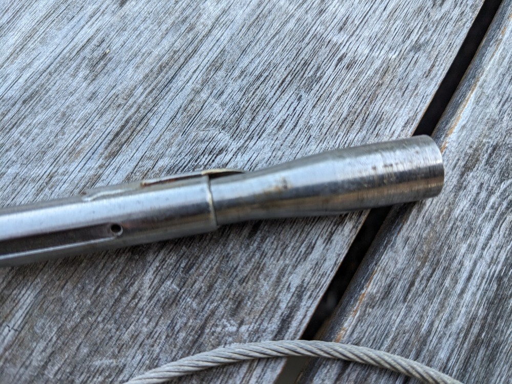 Two Original Alexander 3/8" Cable Speagun Sliptips
