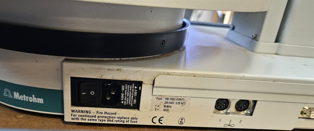 Metrohm 730 Sample Changer Assembly Model 2.730.0010