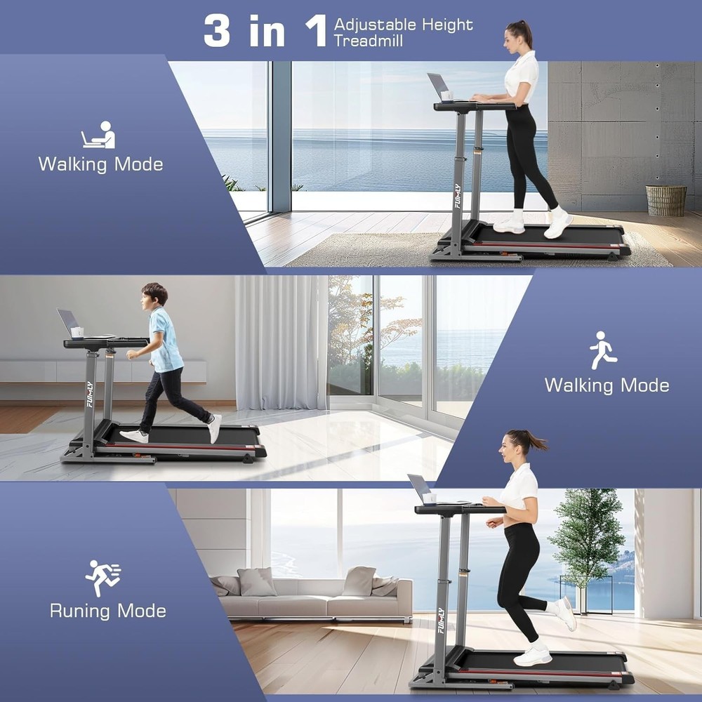 🏃‍➡ Unique Adjustable Height Design Treadmill Machine for Home Excercise🏃‍➡