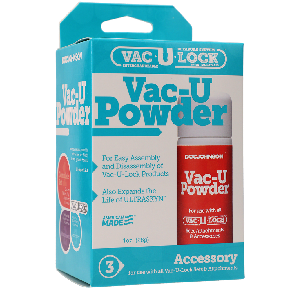 Doc Johnson Vac-U-Lock Refresh Powder🍯TOY Attachment Rejuvenator