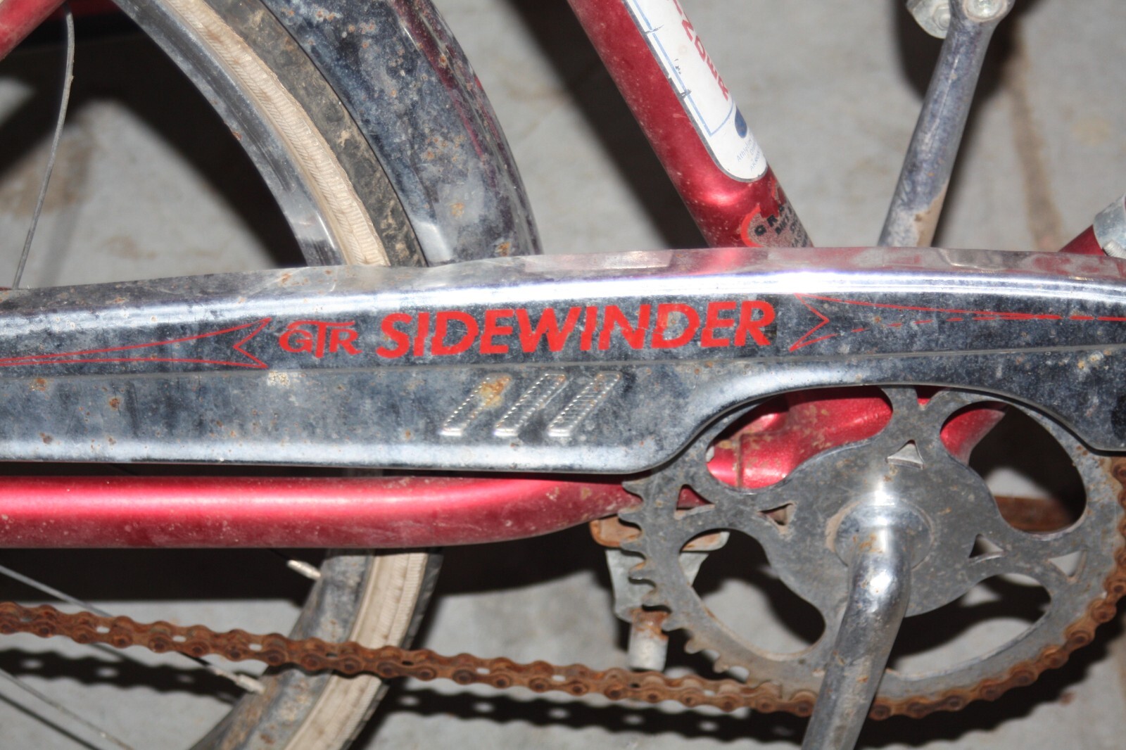 Vintage 1969 General Tire GTR Sidewinder Bicycle Project- See Pics & Description