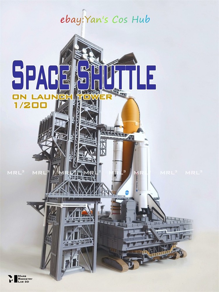 1:200 Scale Hasegawa HM Space Shuttle 3D Printed Model