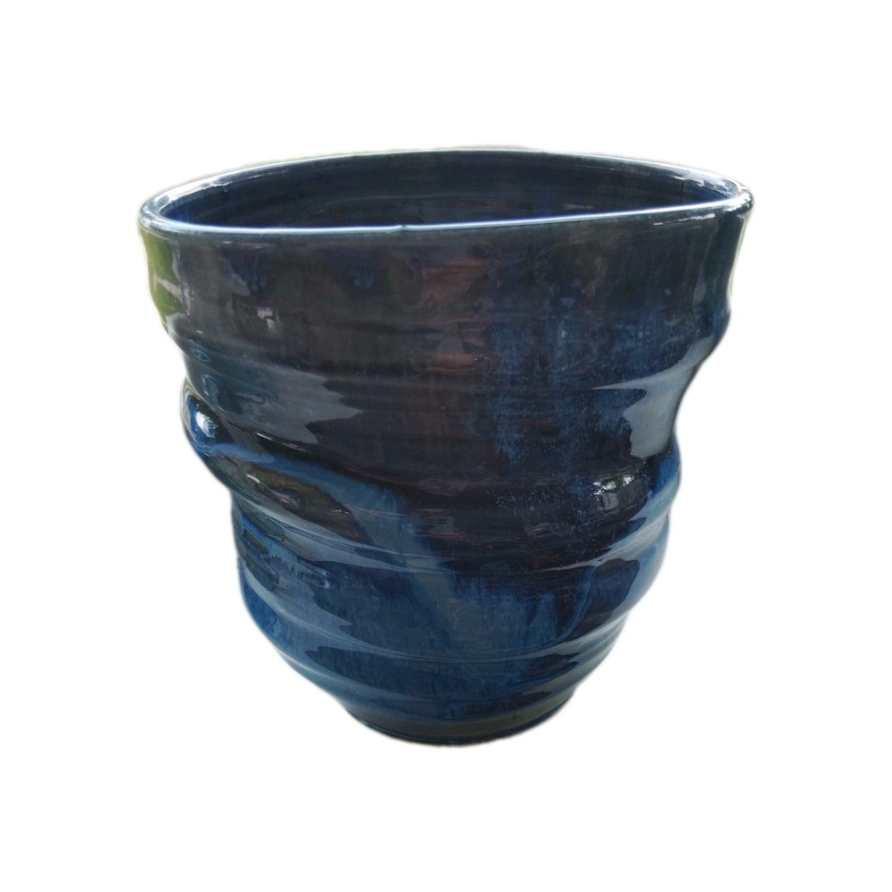 Handmade Pottery Vase Signed L177