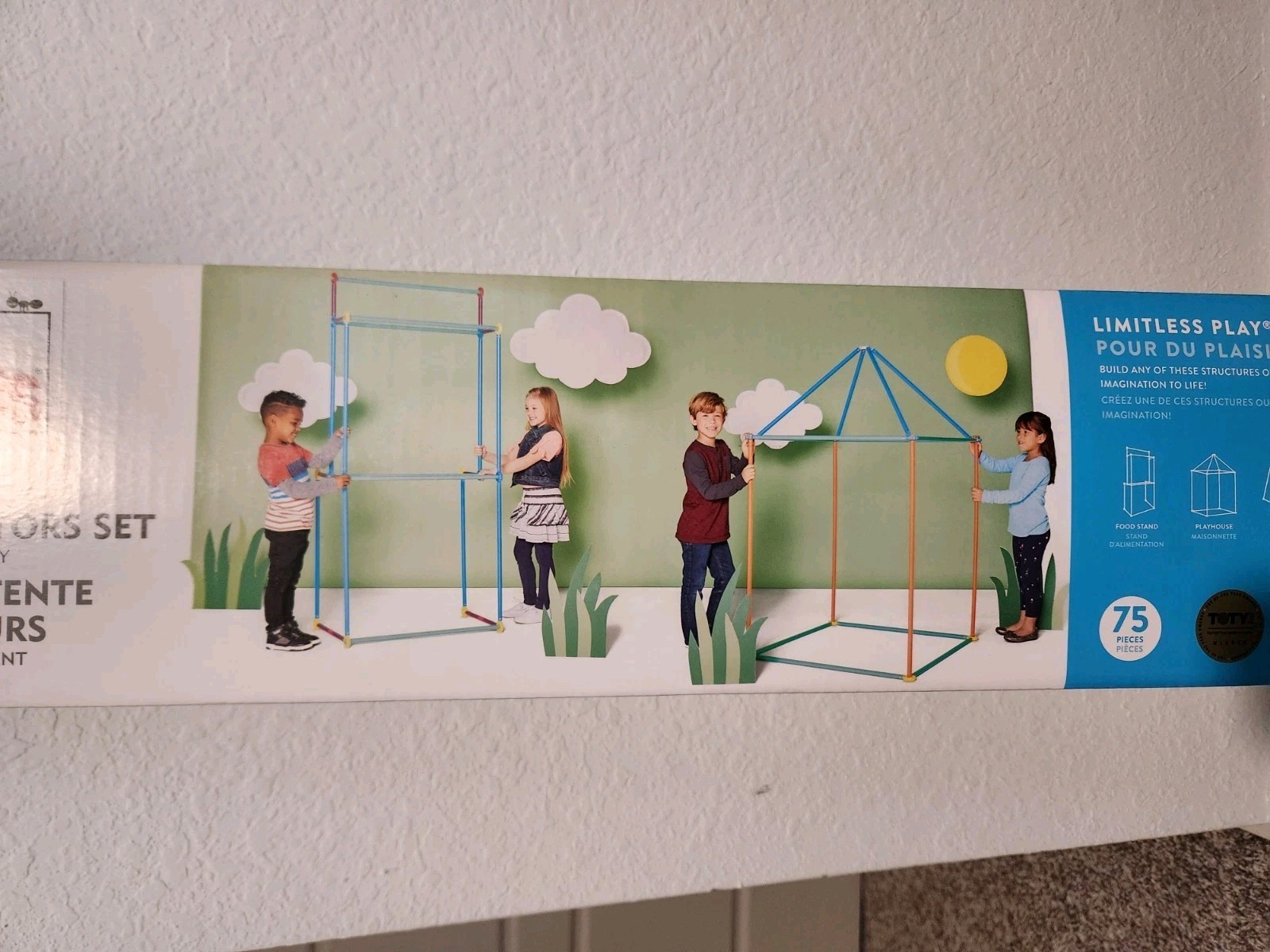 Antsy Pants build & play 75 pieces Poles and Connectors Set - Damaged Box