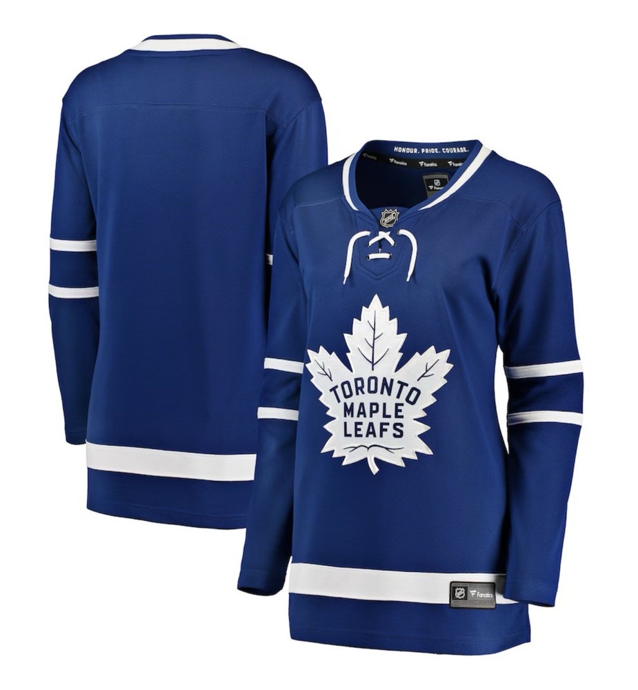 NWT Women’s Fanatics Toronto Maple Leafs Breakaway Jersey Medium Blue NHL