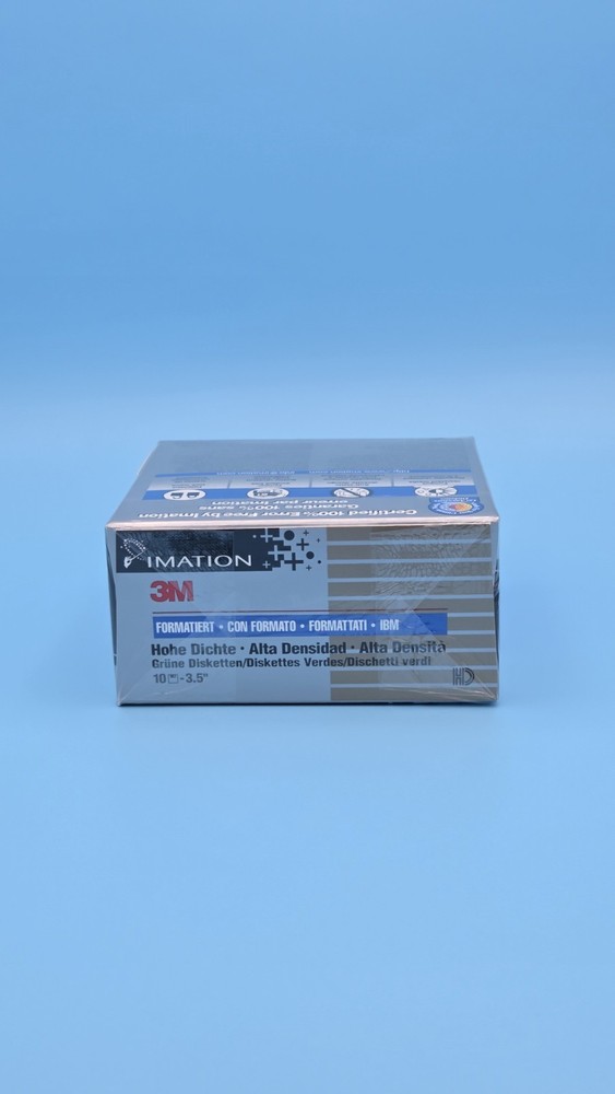 3M Imation IBM Formatted High Density 3.5" Floppy Diskettes COLOR GREEN