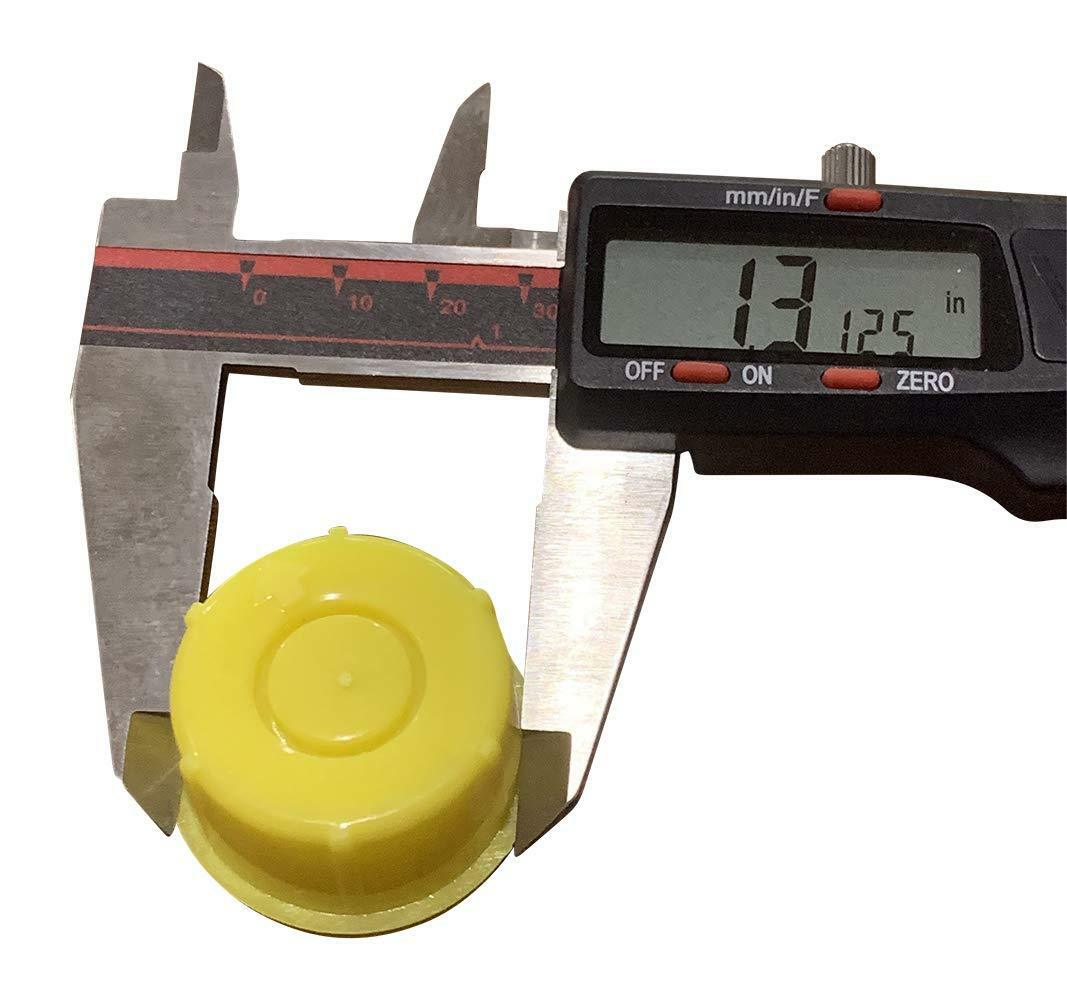 KP37 - PACK OF 4 BLITZ YELLOW SPOUT CAP FITS SELF-VENTING GAS CAN SPOUTS